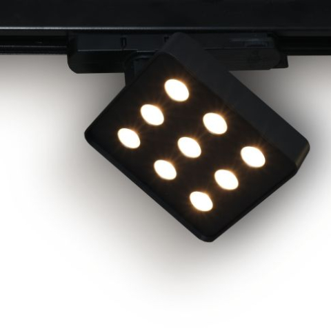 Proiector LED MATRIX pe șină DALI HV, 3 faze, 20W, 40°, 4000K, UGR<19, negru, dimabil DALI [4]
