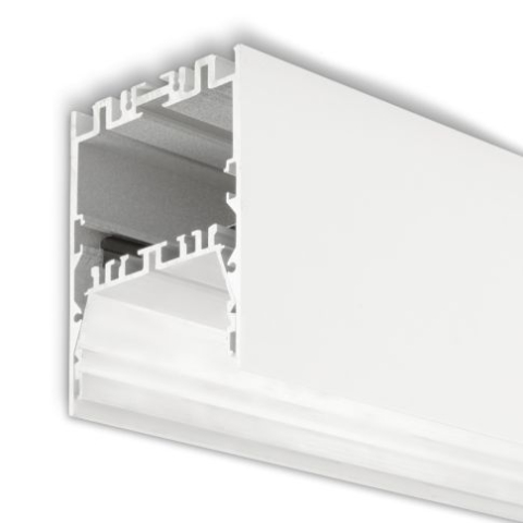 Profile pebtru corpuri de iluminat - Profil LED LAMP40 Up&Down aluminiu alb vopsit, 200cm