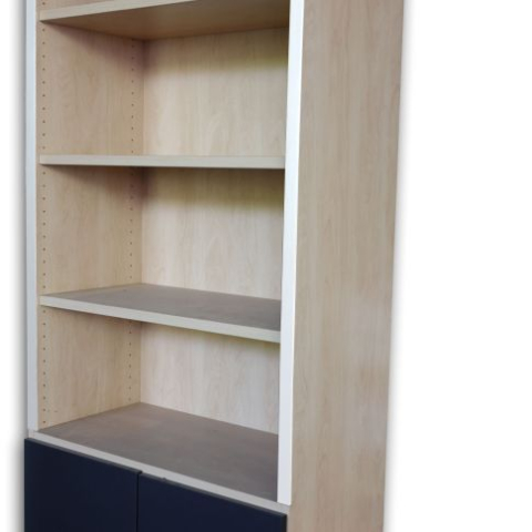 Profil LED pentru raft FURNIT10 – 19mm, aluminiu alb RAL9010 [4]