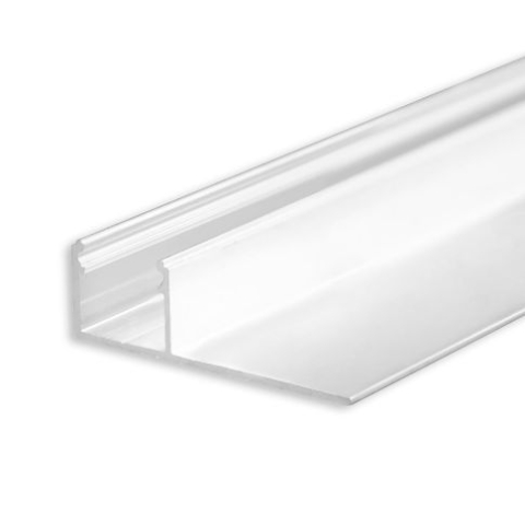 Profile LED&Accesorii - Profil LED Rigips Secțiune Finală, Aluminiu, 200cm