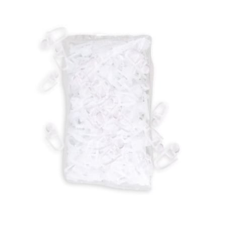 Profile pentru perdele/draperii - Cârlige glisante pentru perdea, cu cârlig, 6 mm, set 100 bucăți