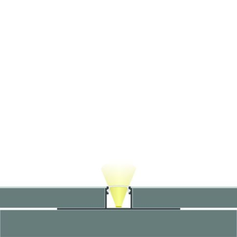 Profil LED Rigips T-Profile 14, Aluminiu Anodizat, 200cm [1]