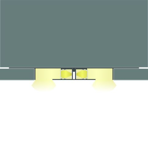 Profil LED Rigips Planar, Aluminiu, 200cm [2]