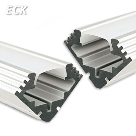 Profile pentru colturi - Profil LED de colț CORNER10, aluminiu anodizat, 200cm