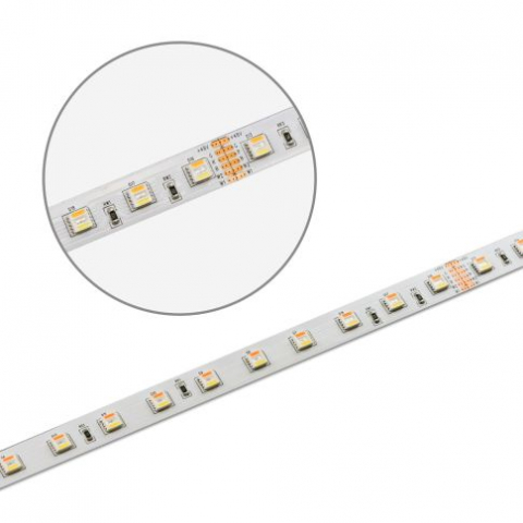 Bandă LED SIL RGB+WW+CW CCT Flex Stripe, 48V DC, 17W, IP20, chip 5în1, rolă 10m, 60 LED/m [3]