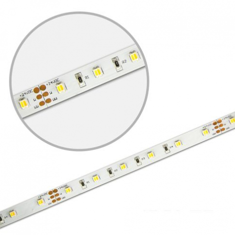 Bandă LED SIL830/860 CCT Flex Stripe, 24V DC, 5W WW + 5W CW, IP20, rolă 5m, 120 LED/m [3]