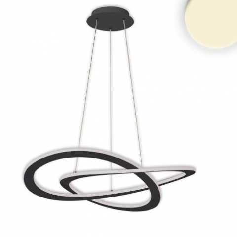 Lampi  Suspendate - Lampă suspendată LED Design 600, negru, 40W, rotundă, 3000K, dimabilă
