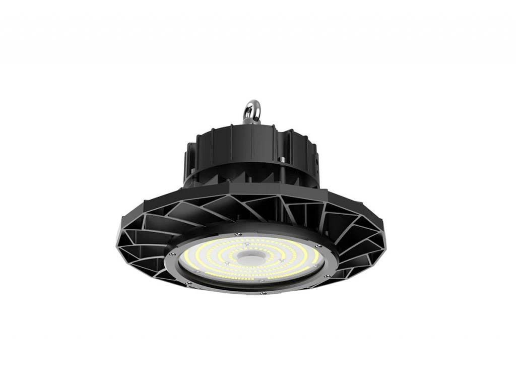 Iluminat Industrial - Tesla High Bay LED Industrial 100W, 16.000lm, 5000K, 110°, IP65, Dimabil 1–10V, Difuzor Clar
