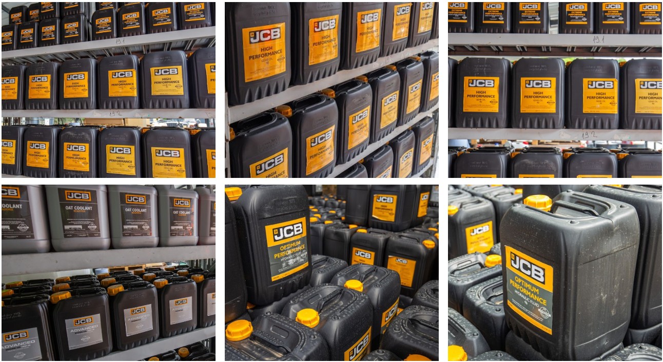 Top 5 lubrifianți esențiali pentru întreținerea utilajelor JCB