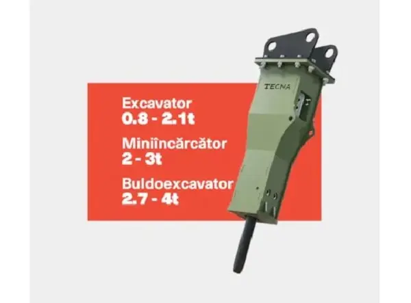 Picon /  Ciocan Hidraulic Tecna T 120 H miniexcavator 0,8 - 2,4 t [3]