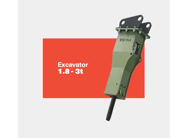 Picon /  Ciocan Hidraulic Tecna TB 160 H miniexcavator 1 - 3 t [3]