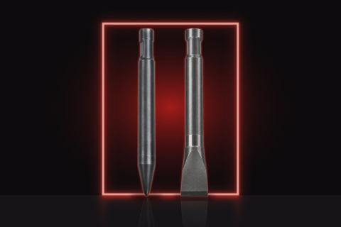 Picoane - Pachet cui + daltă picon / ciocan hidraulic TECNA T400 (T04006010 + T04006000)