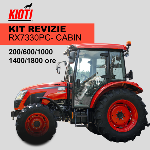 Kit Revizie Kioti - Kit revizie KIOTI RX7330PC – Cabină – 200–1800 ore