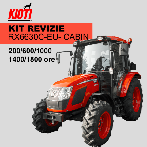 Kit Revizie Kioti - Kit revizie KIOTI RX6630C-EU – Cabină – 200–1800 ore