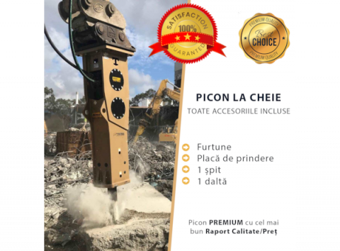 Picon /  Ciocan Hidraulic Tecna TB 160 H miniexcavator 2.5 - 4.5 t [1]
