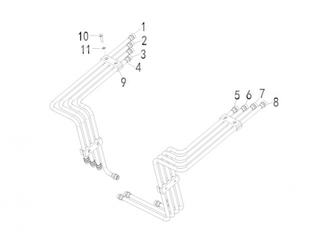 Piese sistem hidraulic pentru mini incarcator Sunward SWL 2820 [2]