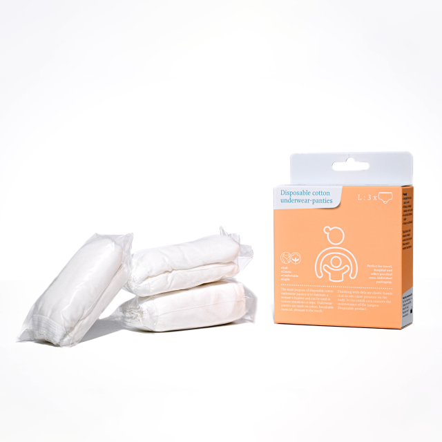 Chiloti din bumbac de unica folosinta marimea L Apfia Care pentru maternitate [2]