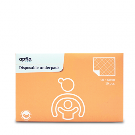Îngrijire bebeluși - Aleze de unica folosinta Apfia Care 90x60 cm pachet 10 bucati