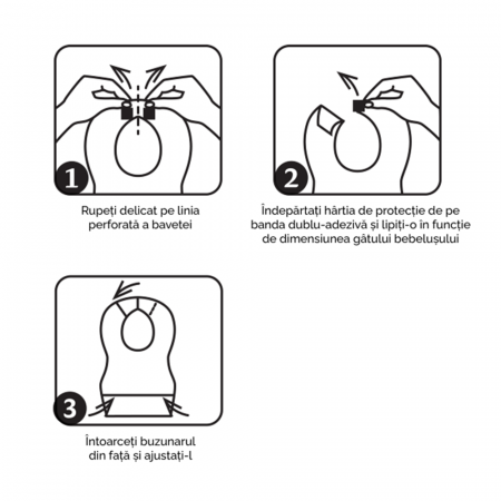 Bavete de unică folosință Apfia Care cu buzunar de colectare pentru protecția hainelor [3]