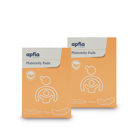 Îngrijire postnatală - Tampoane de Maternitate Apfia Care M, absorbante post-partum igienice 20 bucati