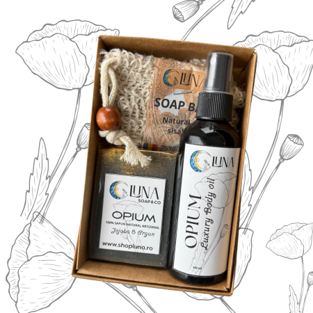 Sapun Natural - Set OPIUM Luna Spa – Ritual senzual de îngrijire | Inspirat de Black Opium