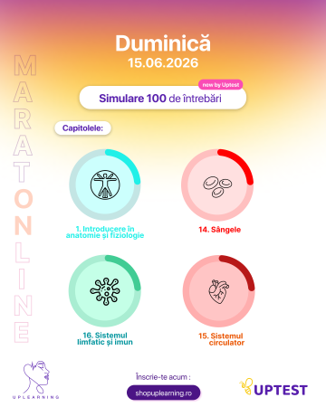 Maraton by UpTest #3 – Simulare Online pentru Admiterea la Medicină | 15 Iunie 2026
