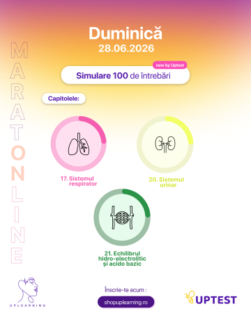 Maraton by UpTest #5 – Simulare Online pentru Admiterea la Medicină | 28 Iunie 2026