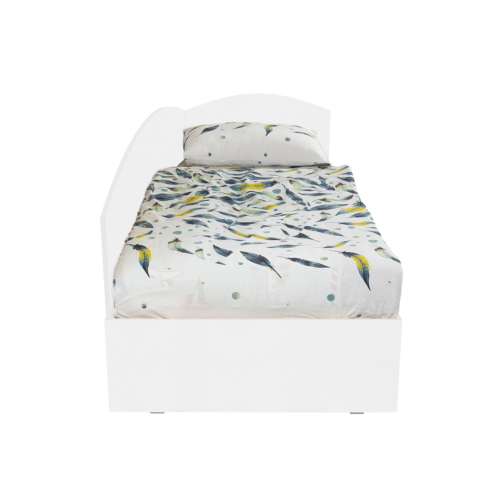 Paturi - Pat Colt Alma 120x200 cm, cu 2 sertare laterale pe role - ExpoMob