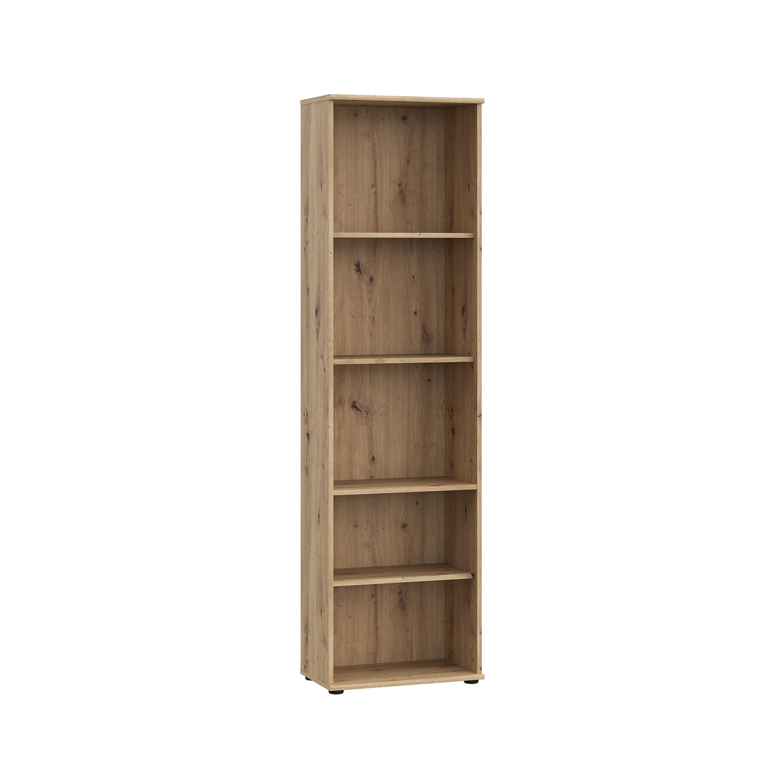 Depozitare - Raft NIKO, cu 4 rafturi, stejar artisan, 50x29x181 cm