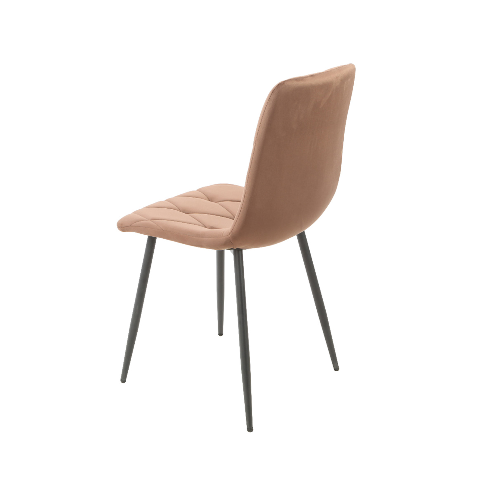 Scaune Dining - Scaun living tapitat SAVIER, maro, 44x55x87.5 cm