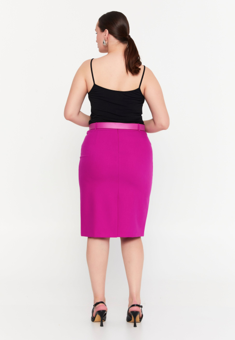 Fusta midi Fuchsia Amora [4]