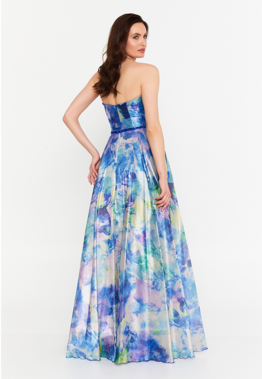 Rochie cu imprimeu artistic Bella [4]