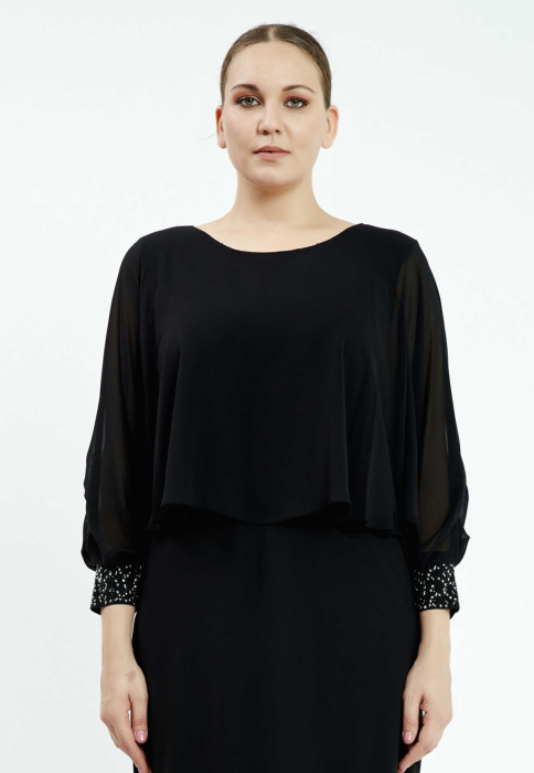 Rochie din voal neagra Nora [2]