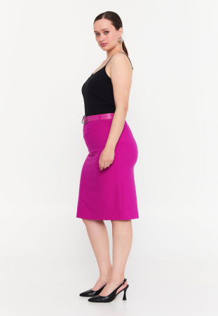 Fusta midi Fuchsia Amora [1]