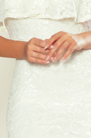 Rochie Cununia Civila Ecru [5]