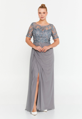 Rochie de seara gri Argenta [3]
