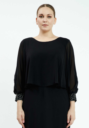 Rochie din voal neagra Nora [1]