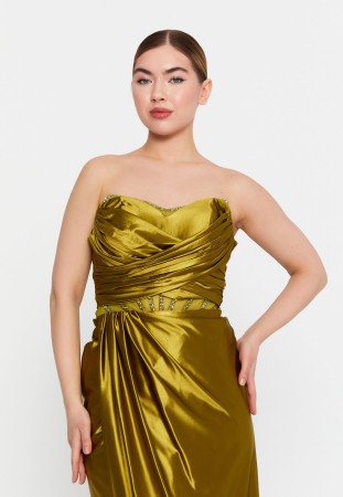 Rochii 8 Martie - Rochie Olive Maxi Serena