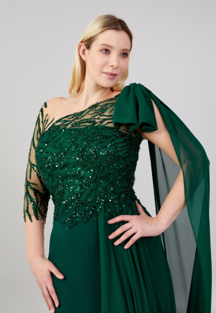 Rochie Unica verde Smarald Sandra [3]