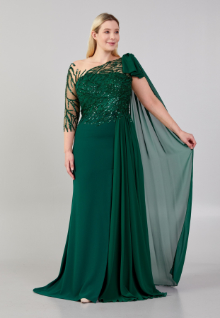 Rochie Unica verde Smarald Sandra [2]