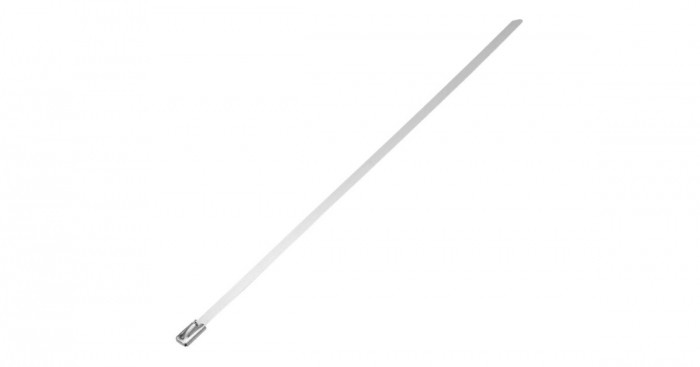 Coliere metalice autoblocante din inox 4.6 mm SET 100 BUCATI [3]