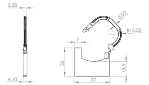 Sigiliu de plastic autoblocant AIRWAY 100 bucati ANGELBEAR [3]