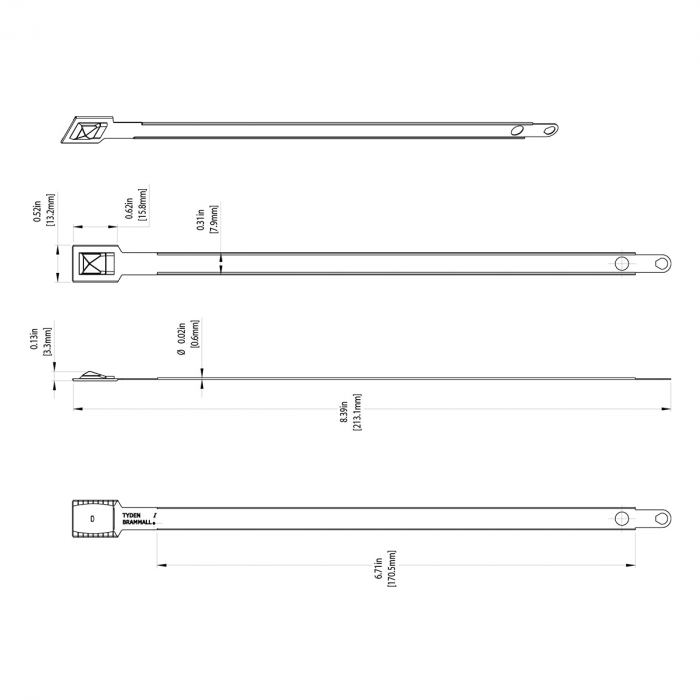 Sigiliu metalic banda lungime fixa [4]