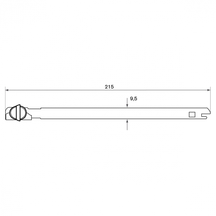 Sigiliu metalic lungime fixa balon [5]