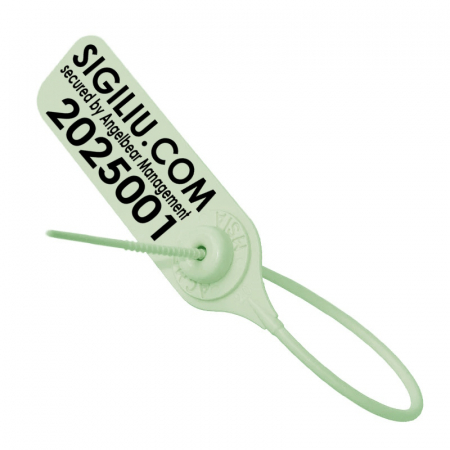 SET 50 sigilii plastic ANGELBEAR antifurt cu inchidere rapida, etichete pentru sigilare haine, incaltaminte, bagaje, ambalare [2]