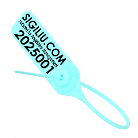 SET 50 sigilii plastic ANGELBEAR antifurt cu inchidere rapida, etichete pentru sigilare haine, incaltaminte, bagaje, ambalare [4]