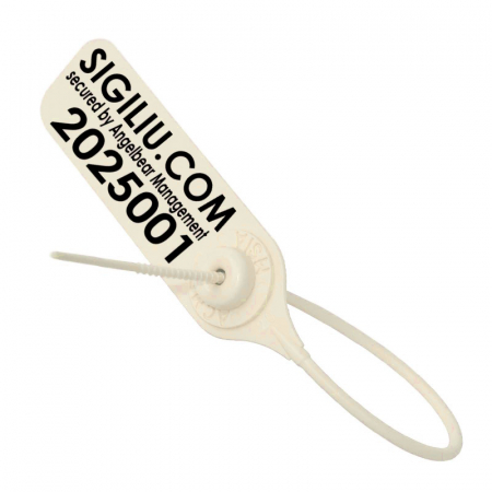 SET 50 sigilii plastic ANGELBEAR antifurt cu inchidere rapida, etichete pentru sigilare haine, incaltaminte, bagaje, ambalare [5]