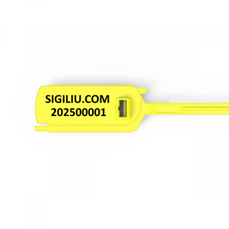 Sigilii transport rutier - Sigiliu rapid din plastic cu sistem de autoblocare rapid SCURT Z 312 mm set 100 bucati ANGELBEAR