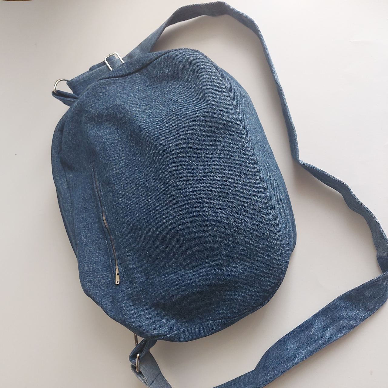 Geantă poștaș handmade țesută manual la războiul de țesut [4]