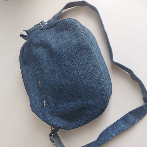 Geantă poștaș handmade țesută manual la războiul de țesut [3]